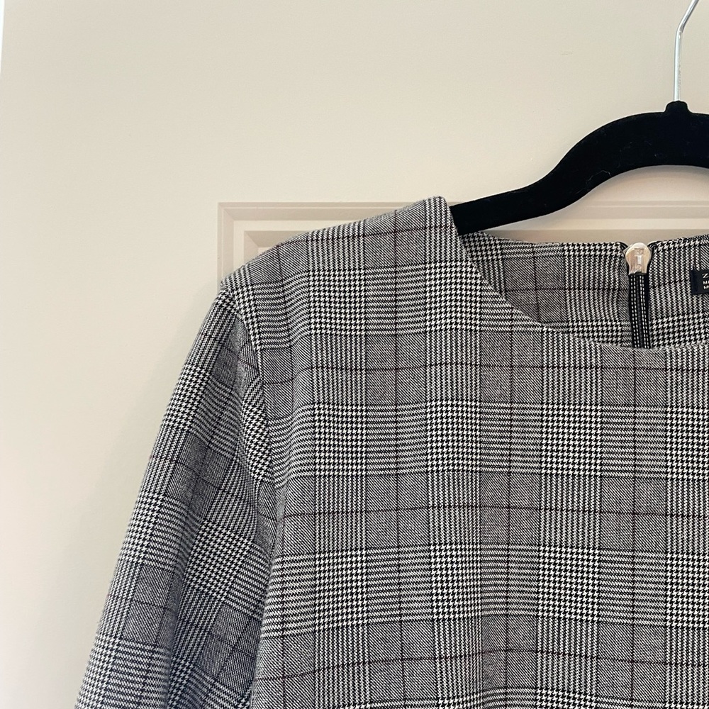 Zara Plaid Mini Dress